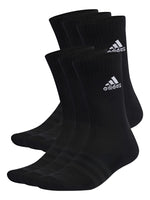 Meia Adidas Cano Longo 6 Pares-Preto