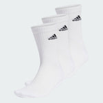 Meia Adidas Cano Alto 3 Pares-Branco