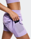 Short On Running Court Shorts 2-in-1 - Roxa