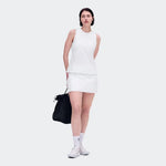 Saia Short On Running Court Skirt Ldn - Branca