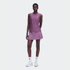 Saia Short On Running Court Skirt Pleated - Roxa