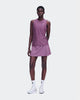 Saia Short On Running Court Skirt Pleated - Roxa