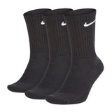Meia Nike Everyday Cano Alto 3 Pares- Preto