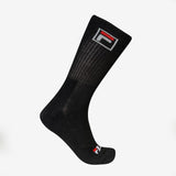 Meia Fila Cano Alto 3 Pares - Preta 39/43