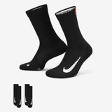Meia Nike Court Multiplier Cushioned 2 Pares Preto