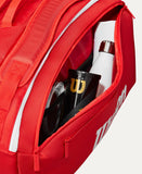 Raqueteira Wilson Super Tour 15 Pk - Vermelha
