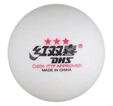 Bola de plástico DHS - D40+ 3 estrelas - Caixa com 10 unidades