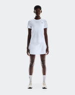 Saia Short On Running Court Skirt Pleated - Branca