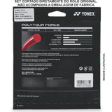 Corda Yonex Poly Tour Force João Fonseca 1.25mm/16g - Vermelha / Set