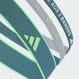 Faixa de Cabelo Adidas Tennis Multiple Width - 3 Unid