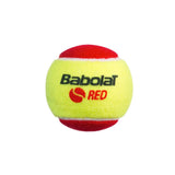 Bola De Tênis Infantil Babolat Red Felt Estágio 3 Vermelha - Tubo Com 3 Bolas