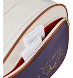 Raqueteira Wilson Heritage 12PK - Off White/Marrom