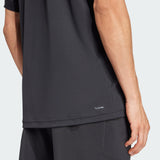 Camisa de Tênis Adidas Henley Club Climacool Masculina - Preto