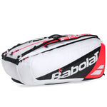 Raqueteira Babolat Pure Strike X12- Branco /Preto / Vermelho