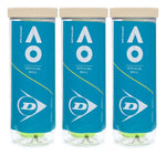 Bola De Tênis Dunlop Australian Open C/3 Tubos ( 9 Bolas )