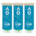 Bola De Tênis Dunlop Australian Open C/3 Tubos ( 9 Bolas )