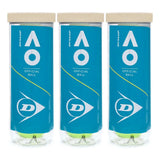 Bola De Tênis Dunlop Australian Open C/3 Tubos ( 9 Bolas )