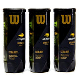 Bola de Tênis Wilson US Open Extra Duty Com 3 Tubos - (9 Bolas)