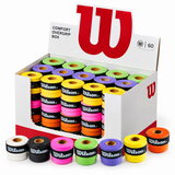 Caixa de Overgrip Wilson Ultra Wrap com 60 unidades - Colorido