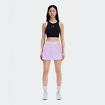 Short Saia On Runnig Court Skirt Split - Feminina/Roxa