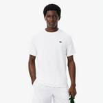 Camiseta Lacoste Esportiva Stretch Ultra Dry - Branco