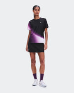 Camiseta On Running Court-T Swing Feminana - Preto/Roxo