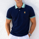 Camiseta Polo Nike Court Tênis Masculina - Azul