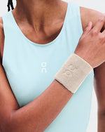 Munhequeira On Running Courtside Wristband - Ivory