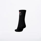 Meia Fila Cano Alto 3 Pares - Preta 39/43