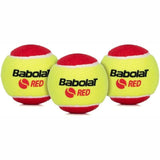 Bola De Tênis Infantil Babolat Red Felt Estágio 3 Vermelha - Tubo Com 3 Bolas