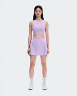 Saia Short On Running Court Skirt Pleated - Roxo