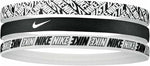 Kit Nike Faixa De Cabelo Headbands 3 uni - Preta/Branco