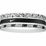 Kit Nike Faixa De Cabelo Headbands 3 uni - Preta/Branco