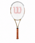 Raquete de Tênis Wilson Roger Federer RF 01 Hall Of Fame 300g - Branca/Dourada
