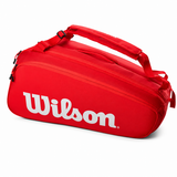 Raqueteira Wilson Super Tour X9 - Vermelha