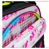 Raqueteira Babolat Pure Aero Rafa Nadal X12 - Preta Amarela e Rosa