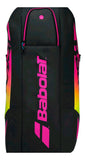Raqueteira Babolat Pure Aero Rafa X12 Preta Amarela e Rosa