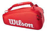 Raqueteira Wilson Super Tour X9 -Vermelha