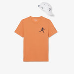 Conjunto Lacoste Camiseta e Boné Novak Djokovic - Laranja