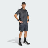 Camiseta Adidas Polo Estampada Tênis - Cinza