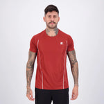 Camiseta Fila Match Tennis - Vermelho Ocre/Branco