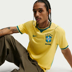 Camisa Masculina Nike Seleção Brasil 2026/27 CBF Amarela