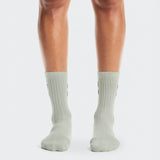 Meia On Running Logo Cano Alto 3 Pares - Cores diversas