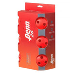 Bola de Pickleball Penn 26 Indoor Vermelha - Pack c/ 06 Unidades
