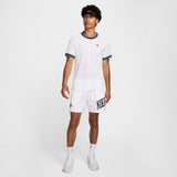 Camiseta Nike Court Heritage Masculina - Branca/Preta