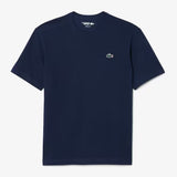 Camiseta Lacoste Esportiva em Algodão Ultra Dry - Azul Marinho
