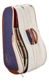 Raqueteira Wilson Heritage 12PK - Off White/Marrom