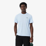 Camiseta Lacoste Esportiva em Algodão Ultra Dry Masculina - Azul