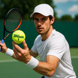 Bola De Tennis Wilson Us Open Ponto Verde Estágio 1 - C/3un