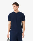 Camiseta Lacoste Esportiva em Algodão Ultra Dry - Azul Marinho